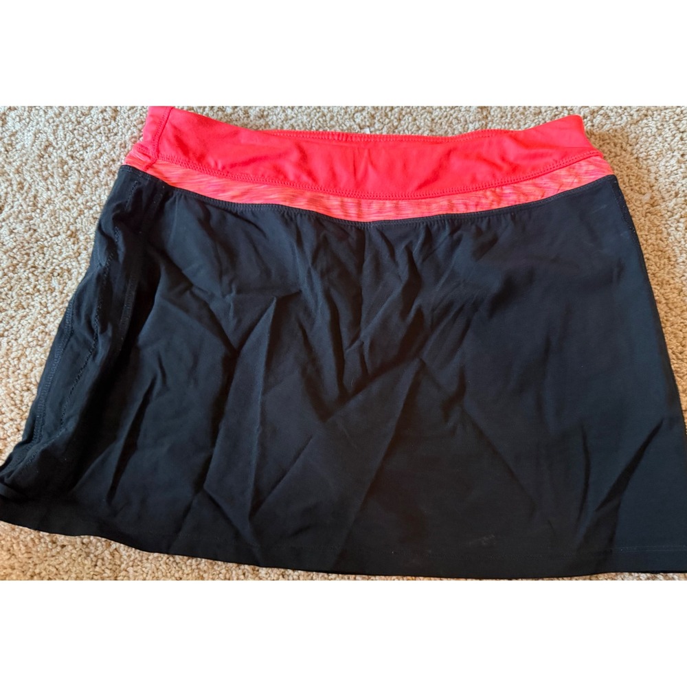 Tangerine Women Black Pink Active Skort Athletic Skirt with Built-in Shorts M